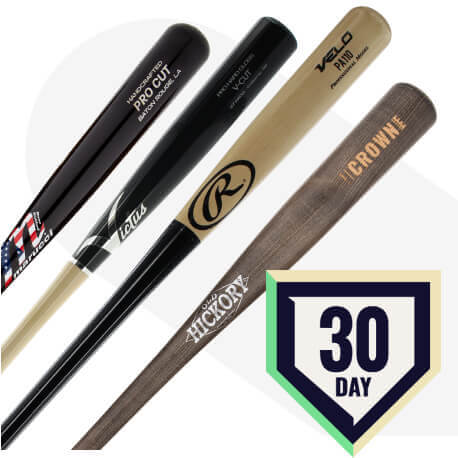 JustBats.com 30-Day Wood Bat Warranty