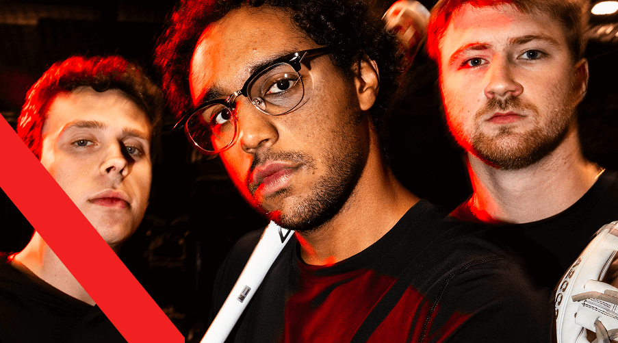 Players looking intimidating