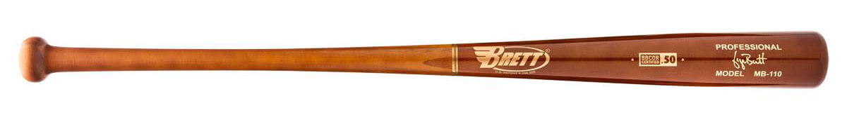 Brett Bros. Maple/Bamboo Wood BBCOR Baseball Bat: MB110 Adult