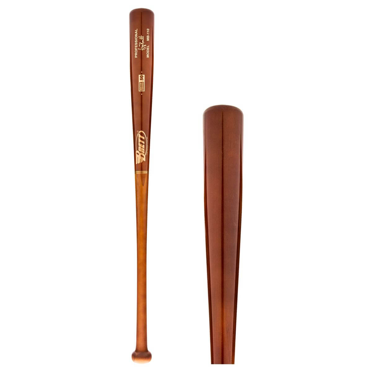 Brett Bros. Maple/Bamboo Wood BBCOR Baseball Bat: MB110 Adult