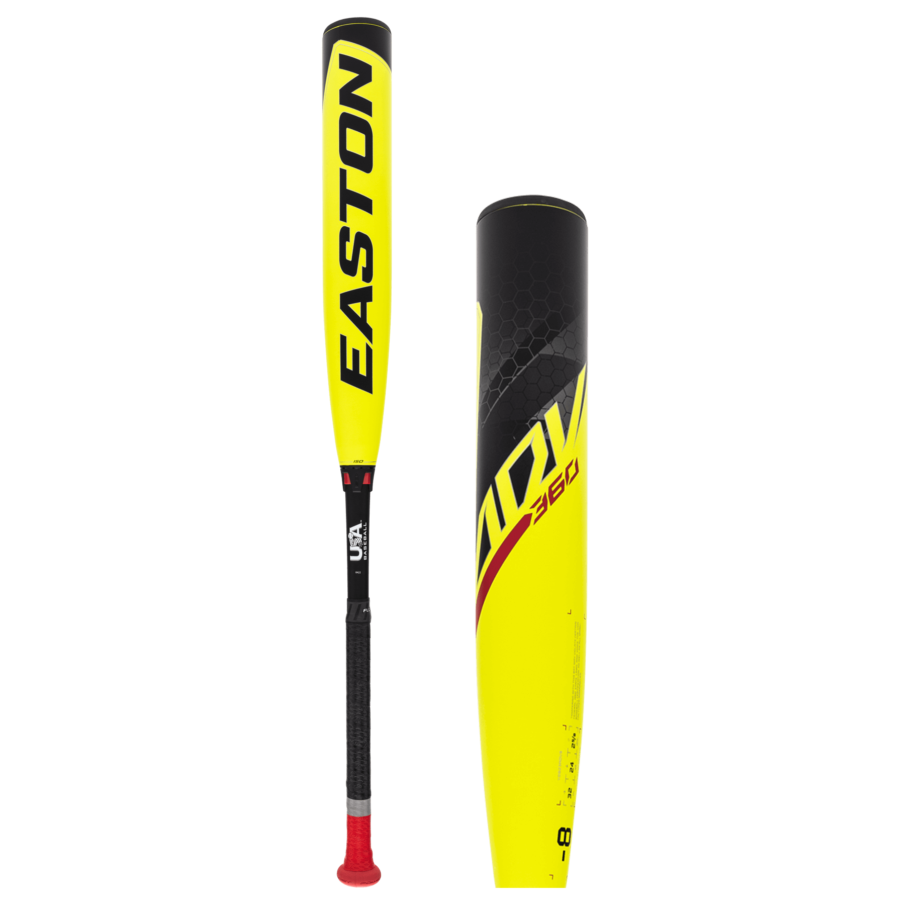 2023 Easton ADV 360 -8 USA Baseball Bat: YBB23ADV8