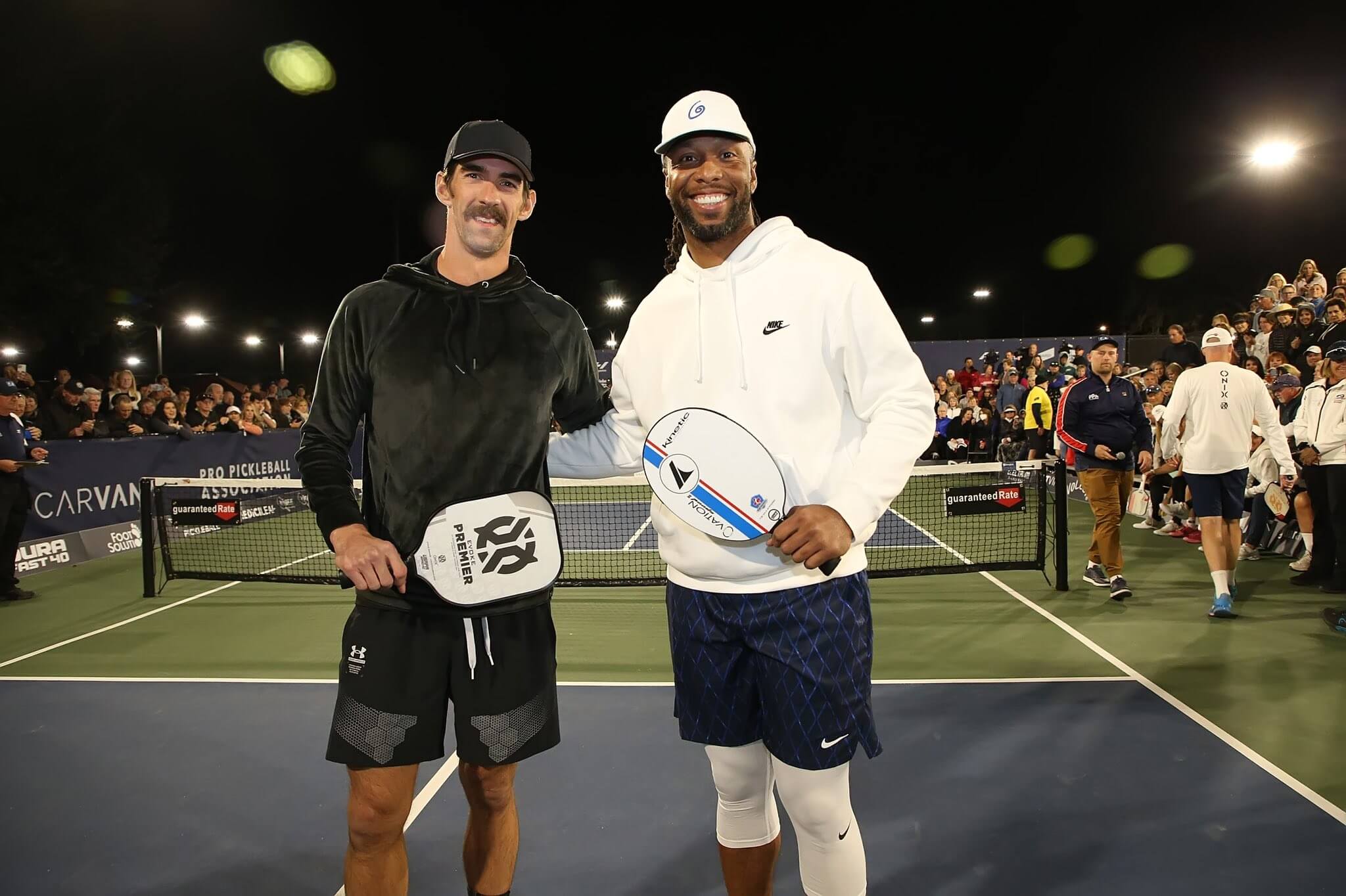 Phelps, Fitzgerald compete with pros in growing sport of pickleball