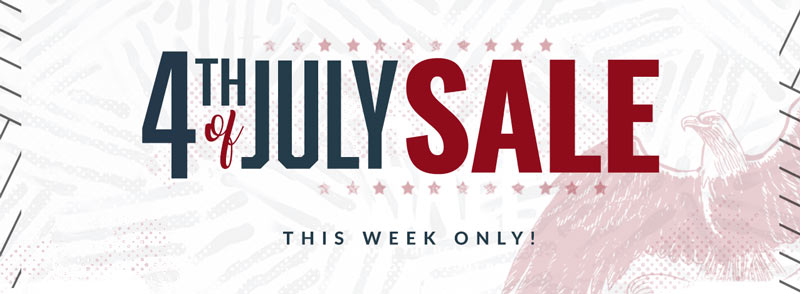 Shop our 4th of July Sale