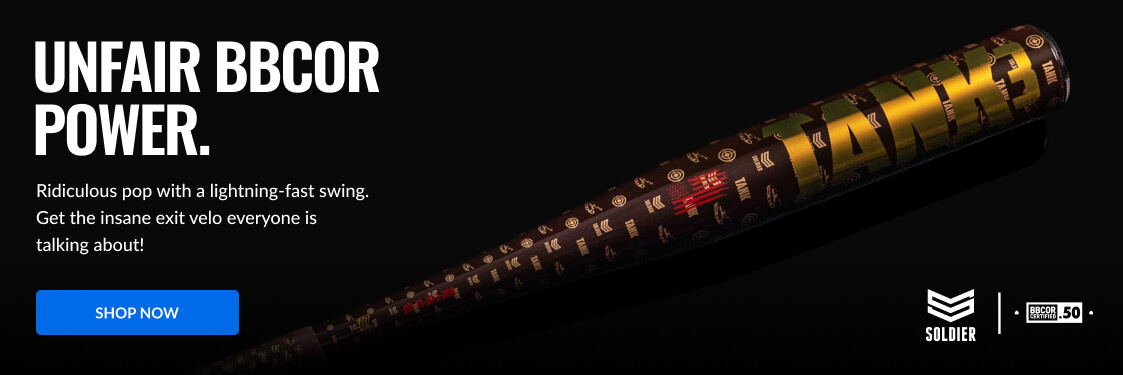 Unfair BBCOR Power. This baseball bat features TANK and SOLDIER text. Shop Now.
