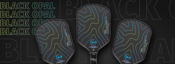 Six Zero Black Opal Pickleball Paddle