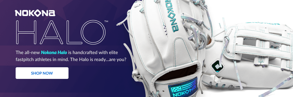 Nokona Halo softball gloves. The all-new Nokona Halo is handcrafted with elite fastpitch athletes in mind. Shop Now.