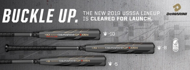 2019 DeMarini USSSA Baseball Bat Lineup