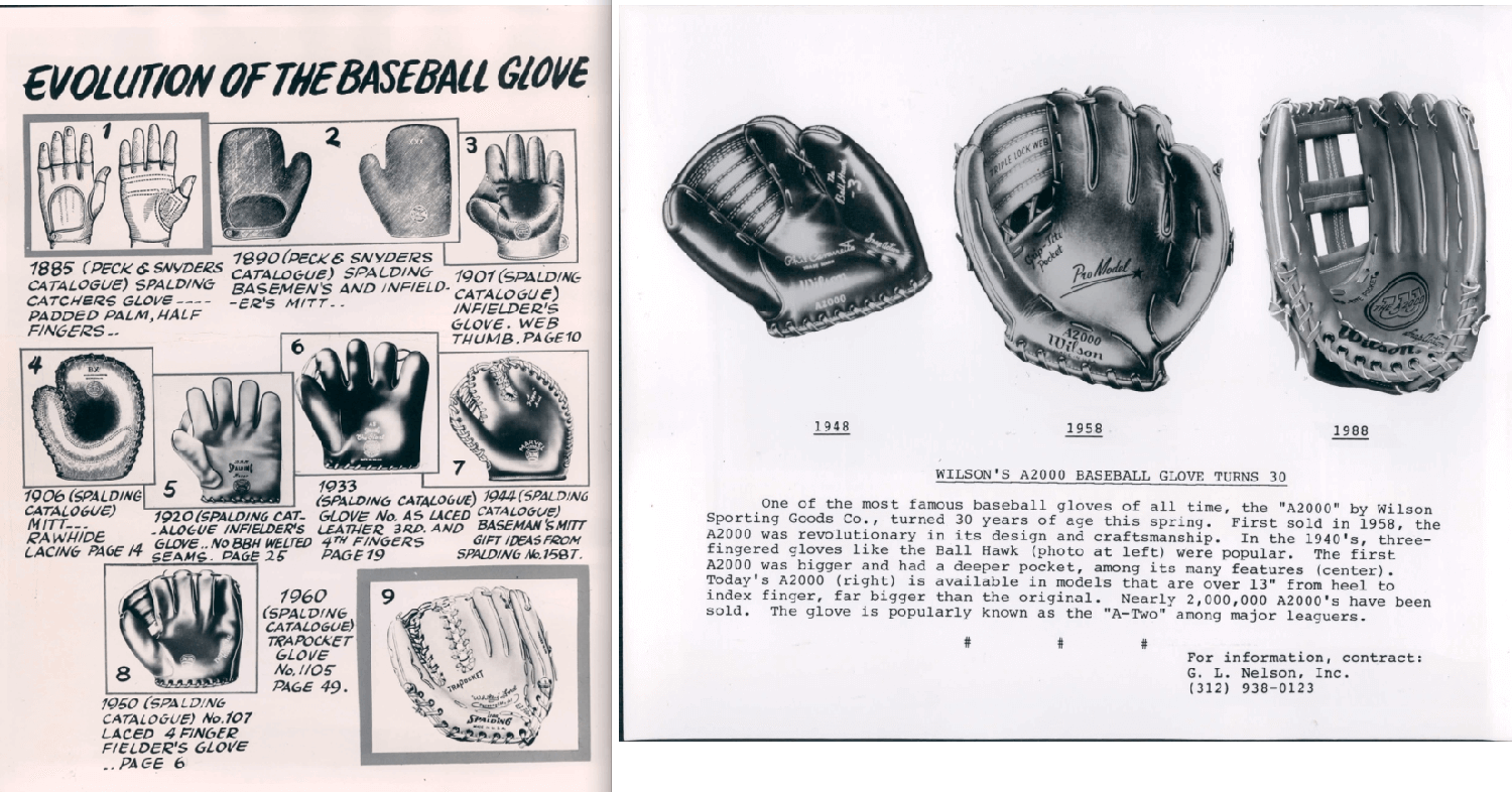 Oldest baseball glove online