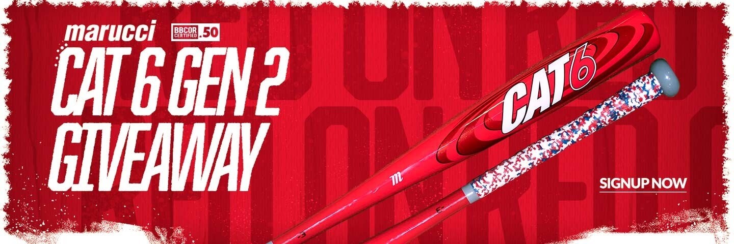 Want to win a Marucci Cat 6 GEN 2 BBCOR Bat? Signup now