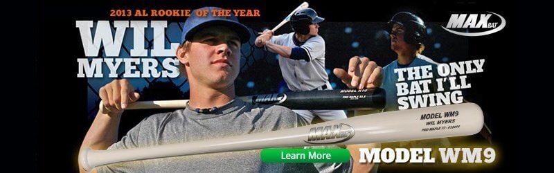 What Pros Wear: Wil Myers' MaxBat WM4 Maple Bat - What Pros Wear