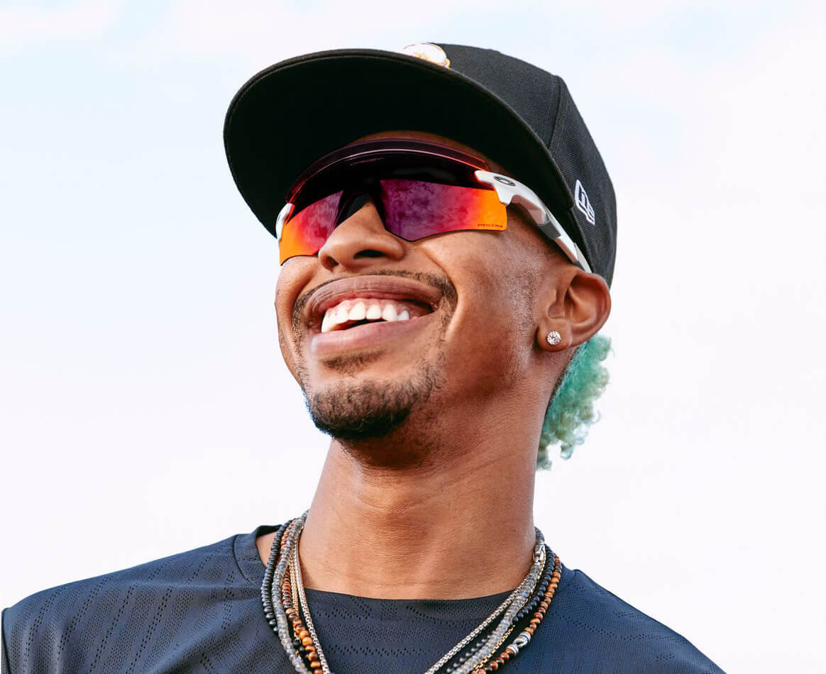 Francisco Lindor Rocking Oakley Encoders