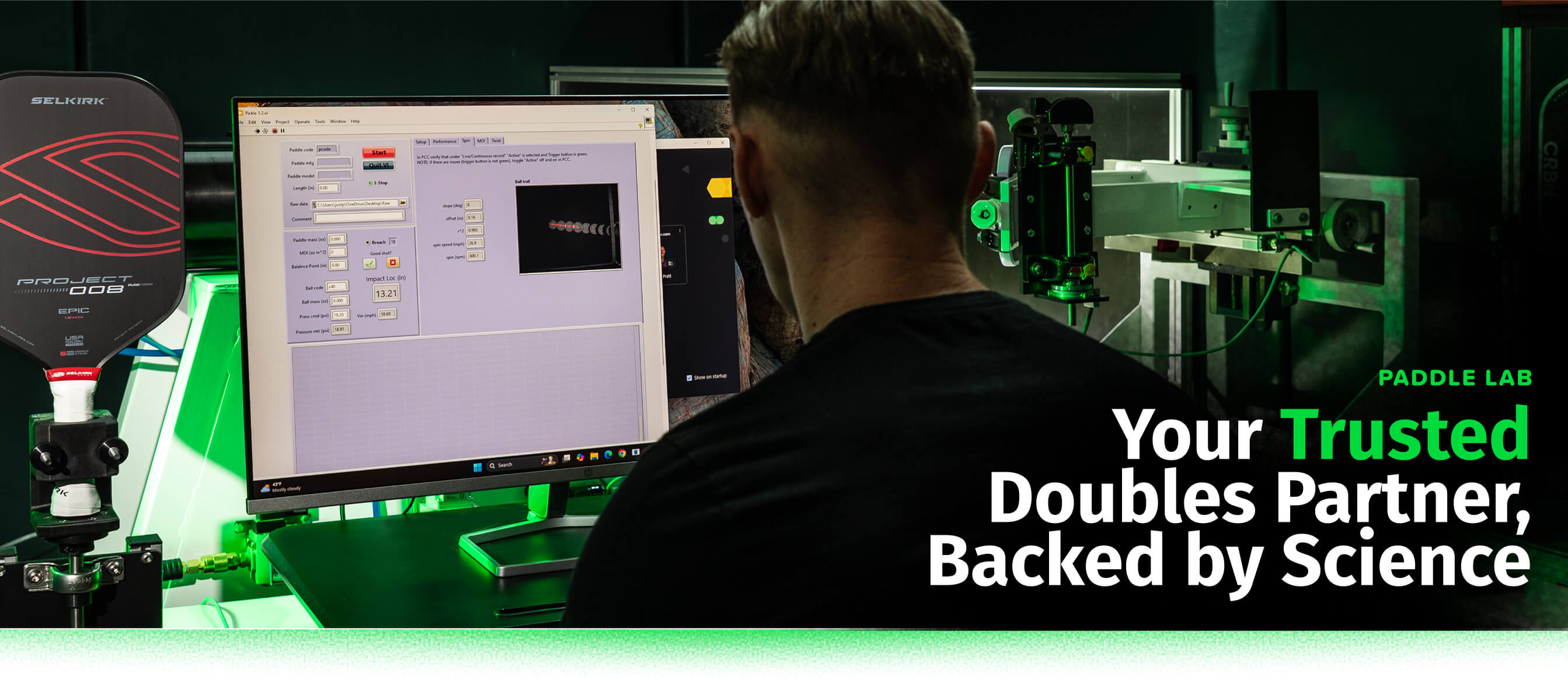 Paddle Lab Data