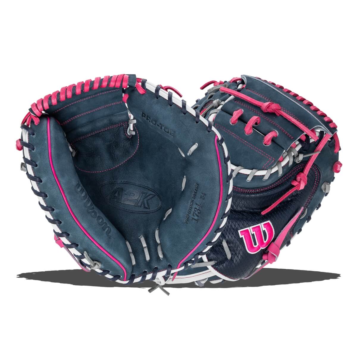 Wilson A2K 1734 34" BLEM Baseball Catcher's Mitt: WBW1734BLEMNP: Image #467128