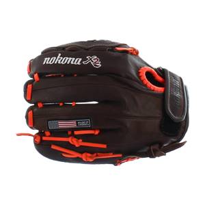 Nokona X2 Elite Neon Series: X2F-1250 Neon-Orange Fastpitch: Image #305267
