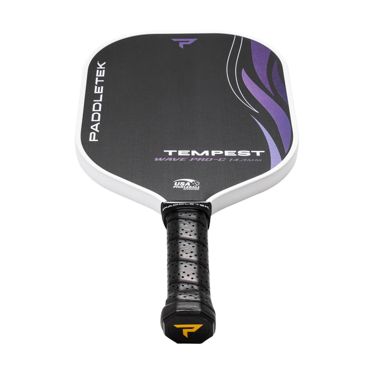 Paddletek Tempest Wave Pro-C 14.3mm Carbon Fiber Pickleball Paddle: Image #442926