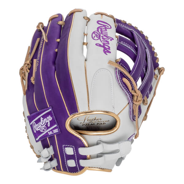 Rawlings Liberty Advanced Color Series 4.0 12.75" Fastpitch Softball Glove: RLA1275-6WPUG: Image #451157