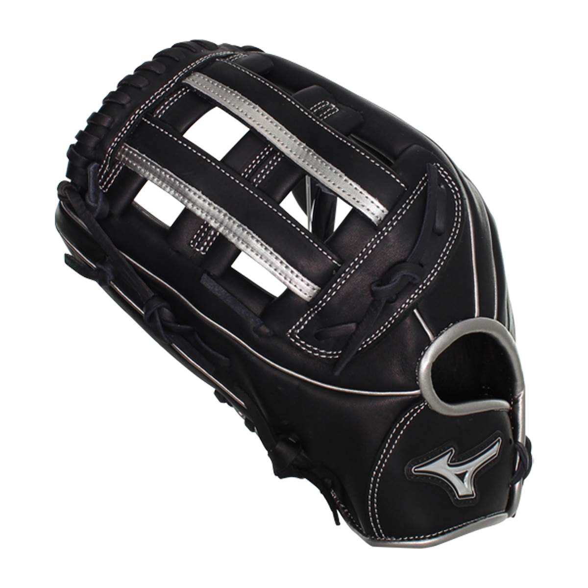 Mizuno MVP Prime SE 13'' Slow Pitch Softball Glove: GMVP1300PSES8 Black/Silver: Image #380015