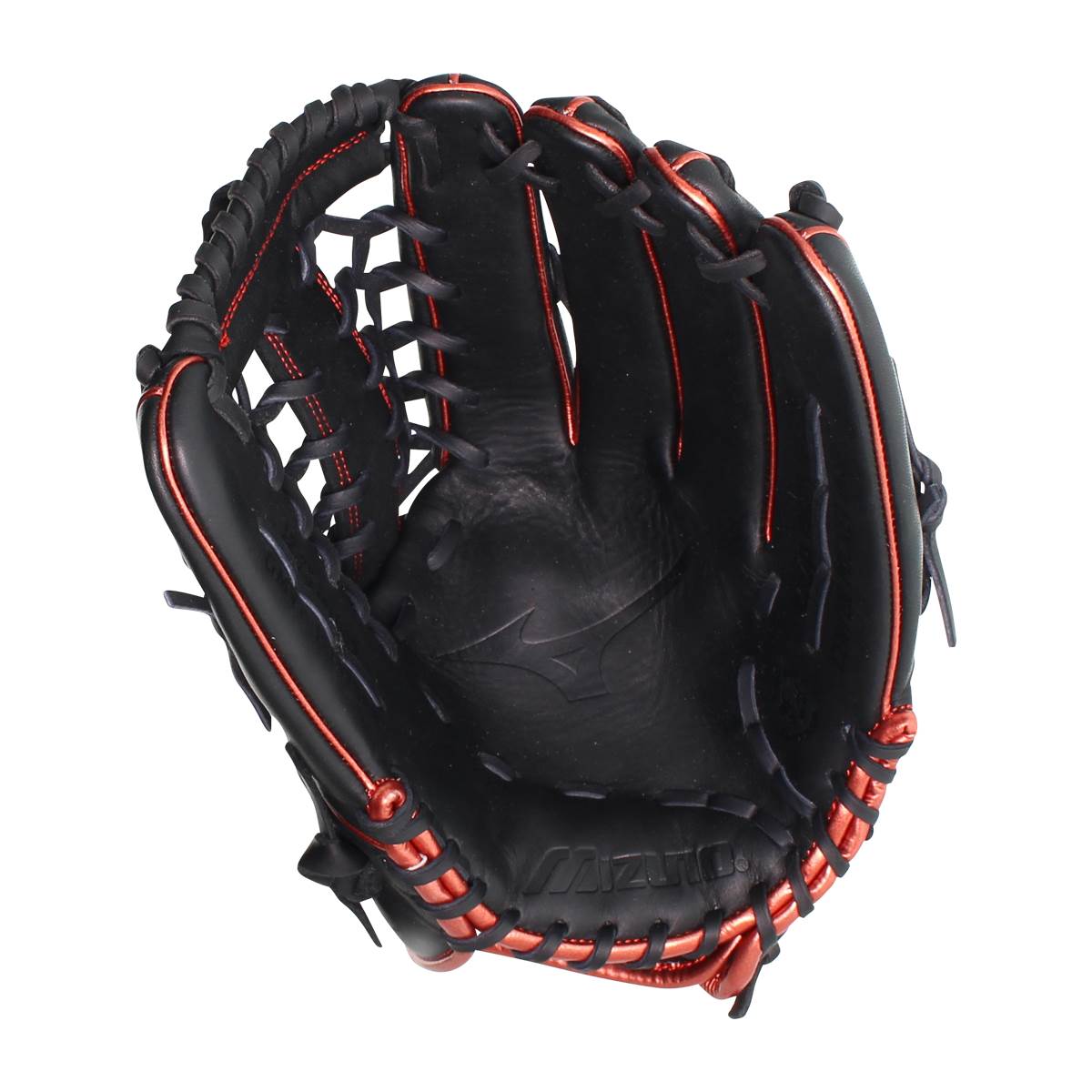 Mizuno 12.75'' MVP Prime Baseball Glove: GMVP1275PSE8 Black/Red: Image #389299