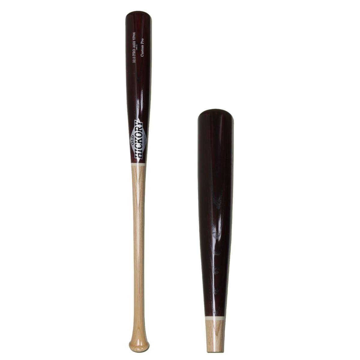 Old Hickory Bat Co. Custom Pro 3 2 1/2" Ash Wood Baseball Bat YP66A