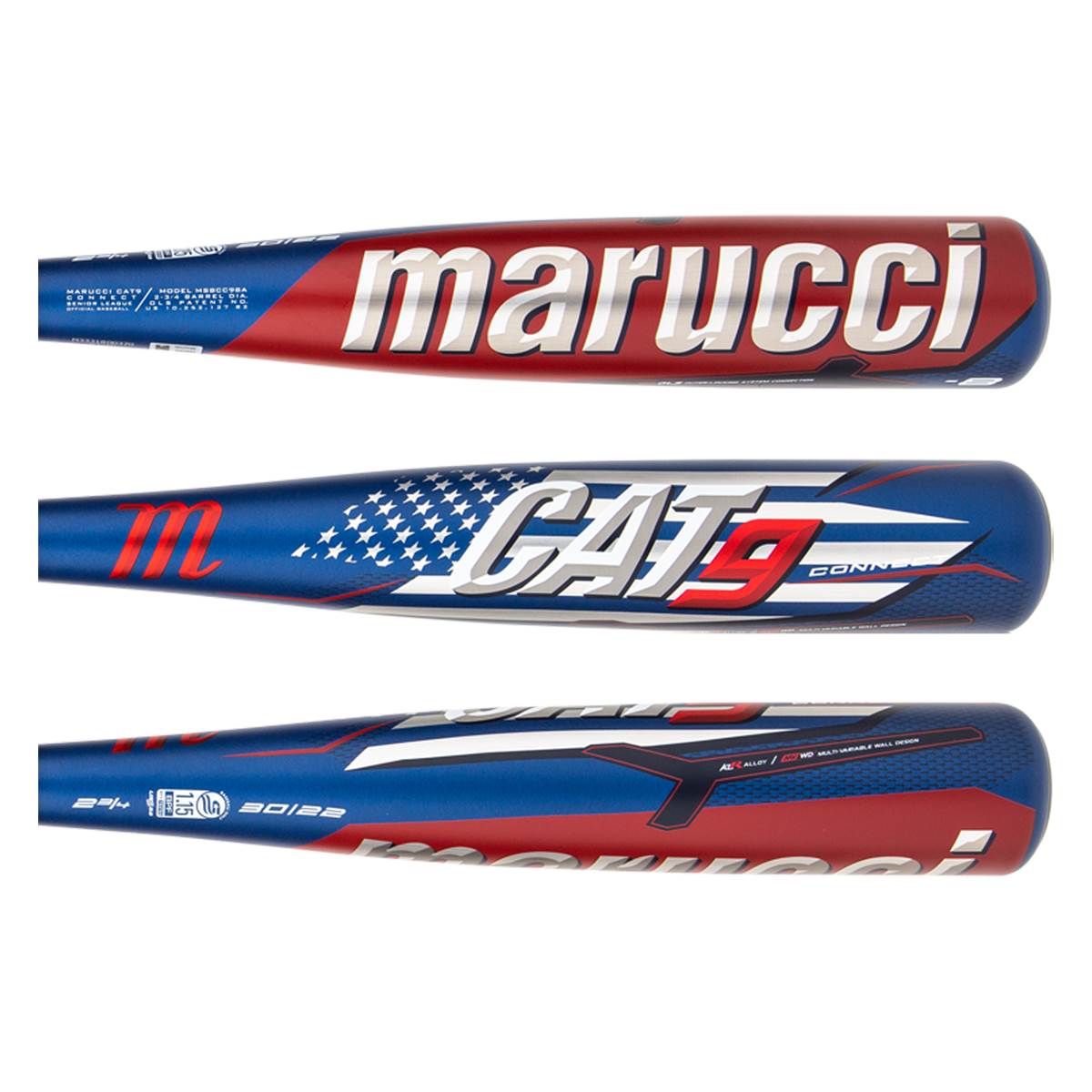 Marucci CAT9 Connect Pastime 8 23/4" USSSA Baseball Bat (MSBCC98A