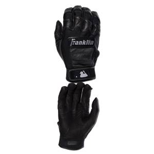 Franklin CFX Pro Full Color Chrome Batting Gloves: Black