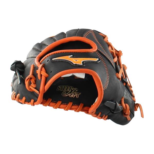 Mizuno MVP Prime SE 11.5" Baseball Glove: GMVP1154PSE6 Black / Orange: Image #314306