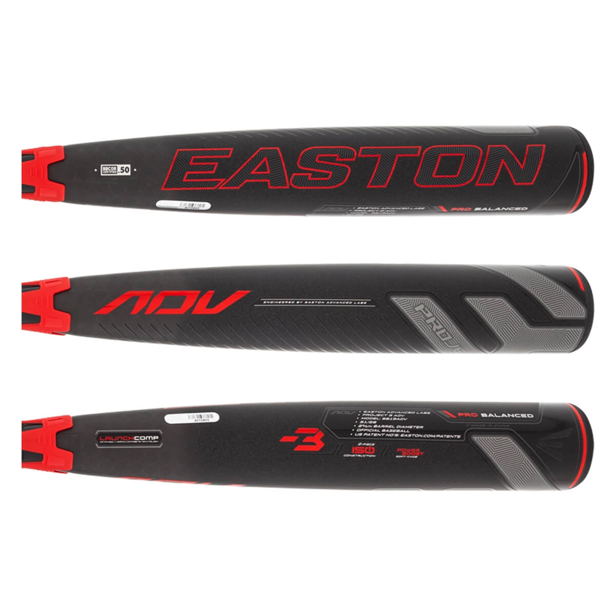 Easton Project 3 ADV BBCOR Baseball Bat (BB19ADV)