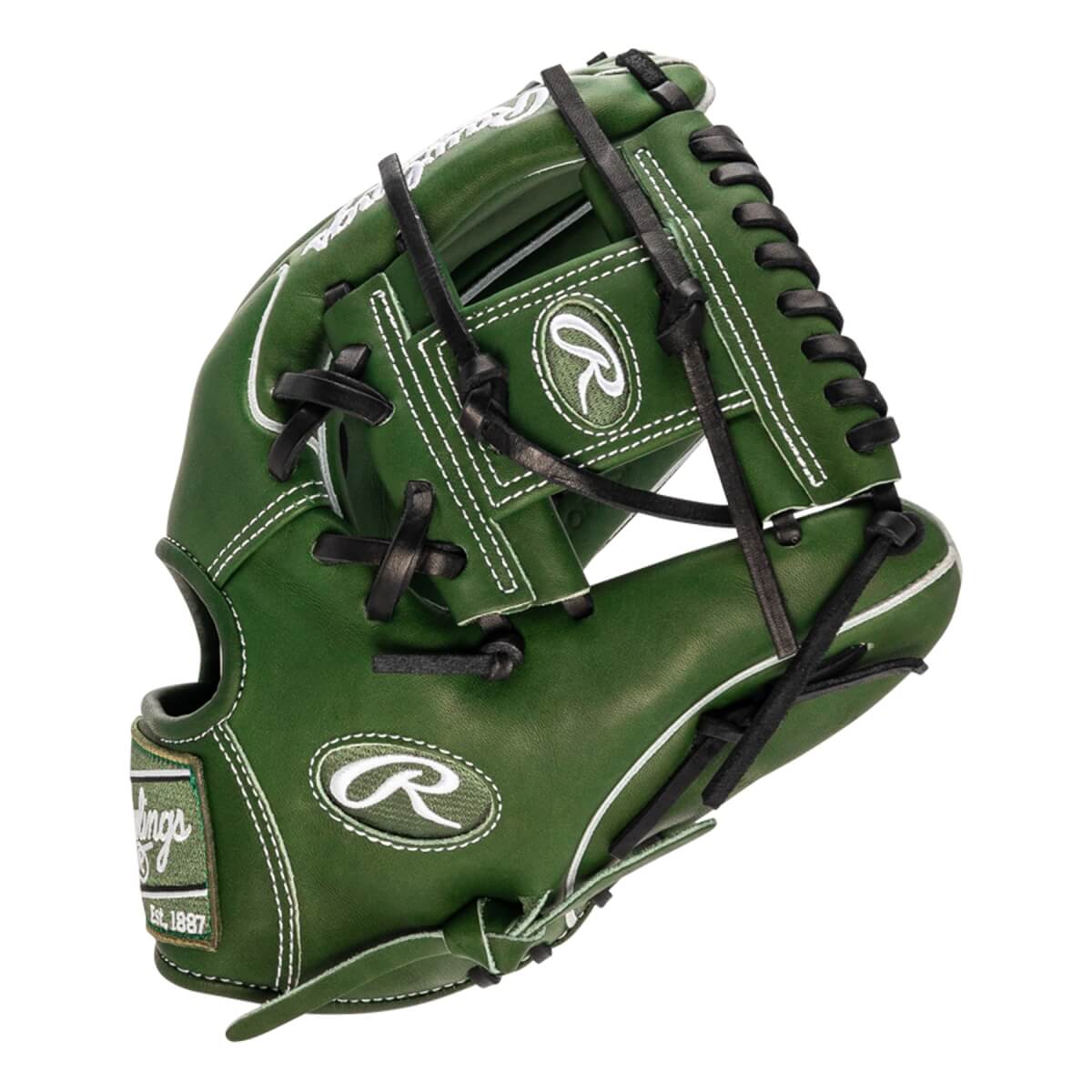 Rawlings Heart of the Hide Military Green 11.5" Baseball Glove: PRO204W-2MG: Image #437748