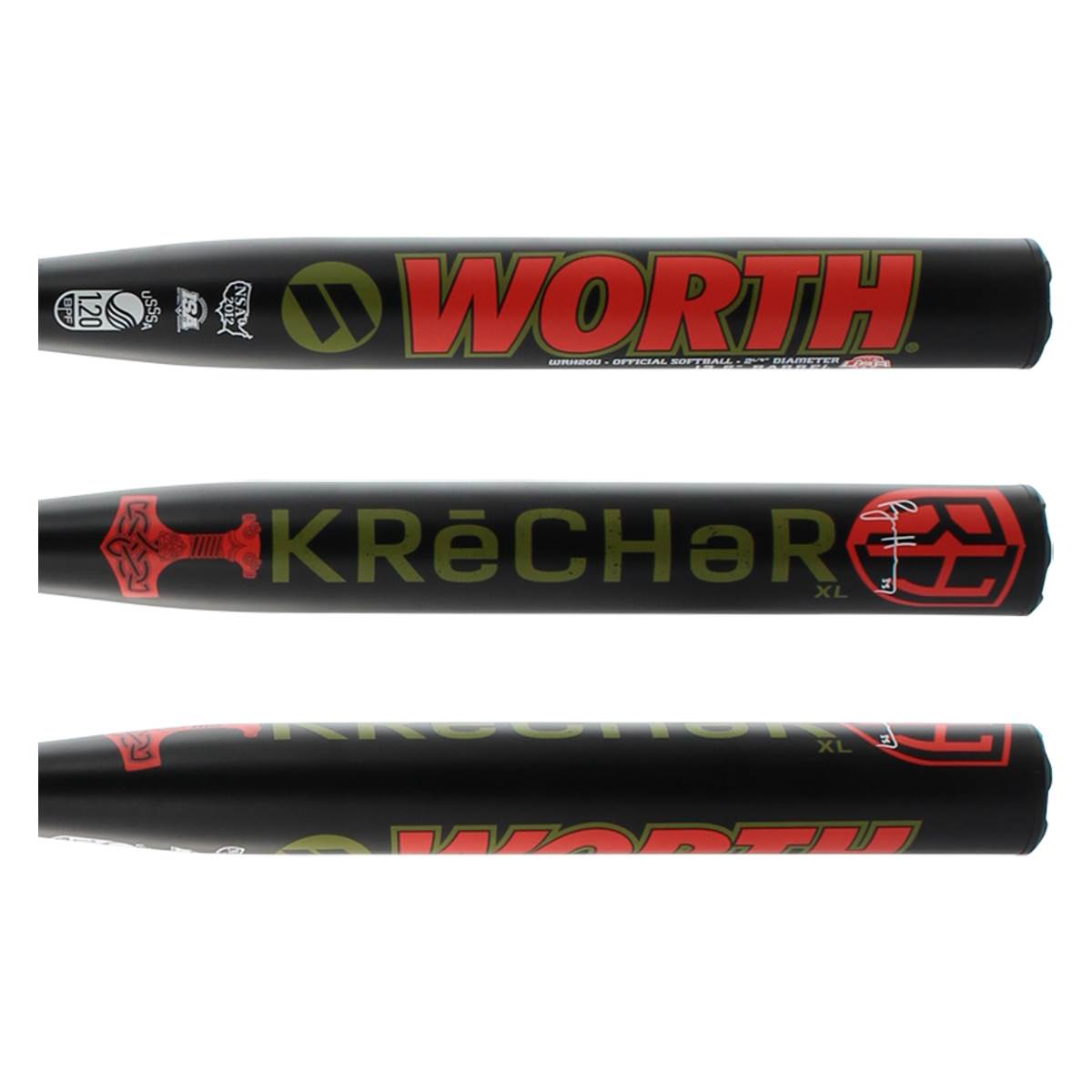 worth 2023 krecher xl usssa slowpitch softball bat reviews