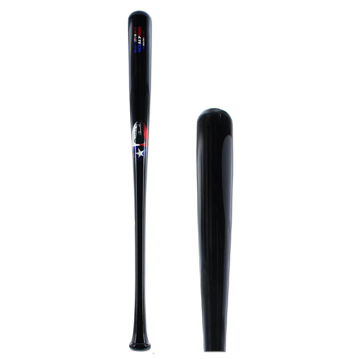 EXCLUSIVE** Chandler Texas Pride Hard Maple Pro Wood Baseball Bat