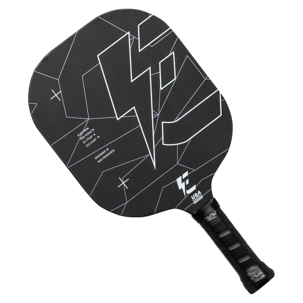 Electrum Pro Stealth Carbon Fiber Pickleball Paddle: Image #439694