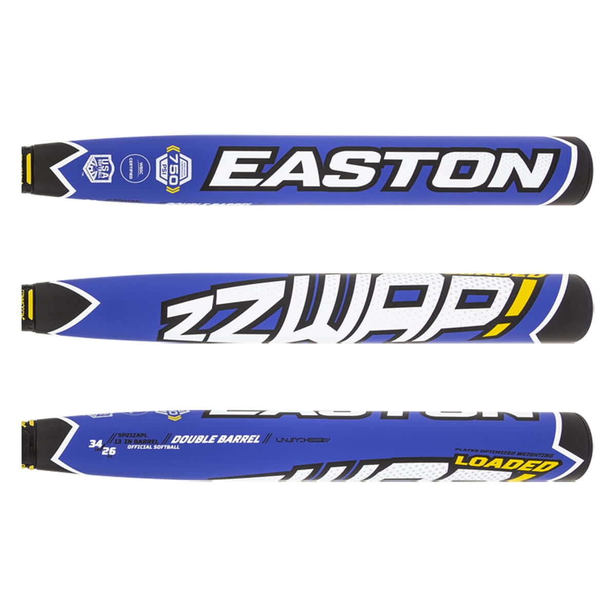 Easton Comic ZZWAP Fire Flex 13" Loaded USA Slow Pitch Softball Bat