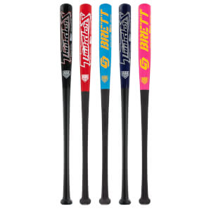 A selection of popular bats available in our Wood Slow Pitch 2-Pack Gold.