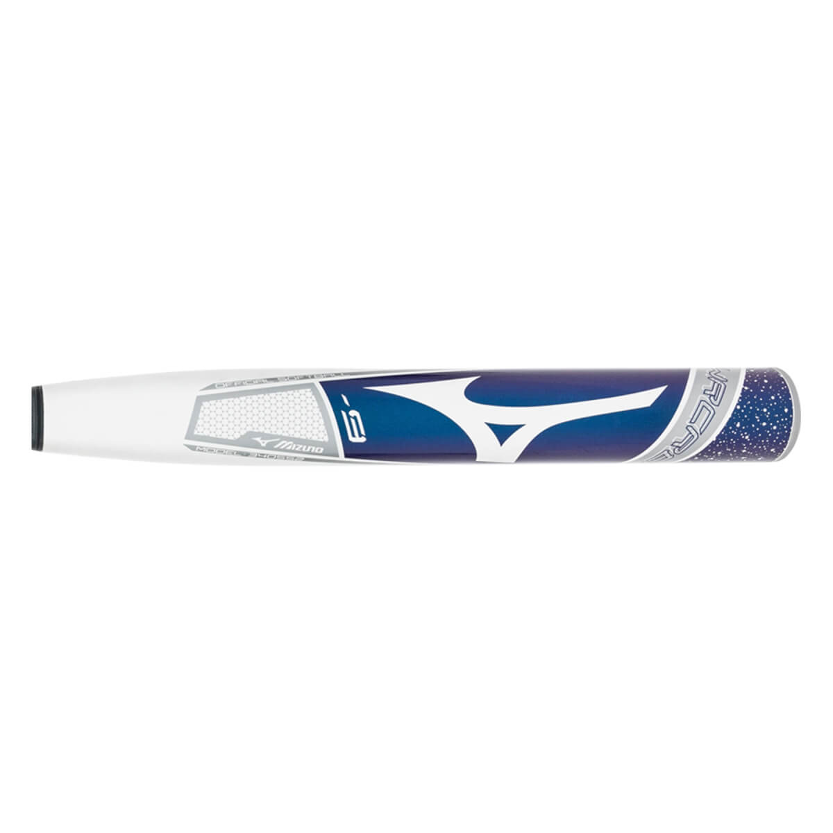 MIZUNO BASEBALL PRODUCTS ホワイト×ネイビー Mizuno PWR CRBN -9 Fastpitch Softball Bat: FP21PC9 | JustBats.com