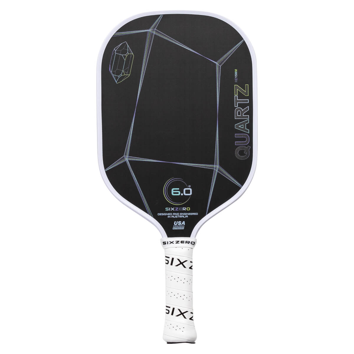 Six Zero Quartz 15mm Carbon Fiber Pickleball Paddle: Image #446458