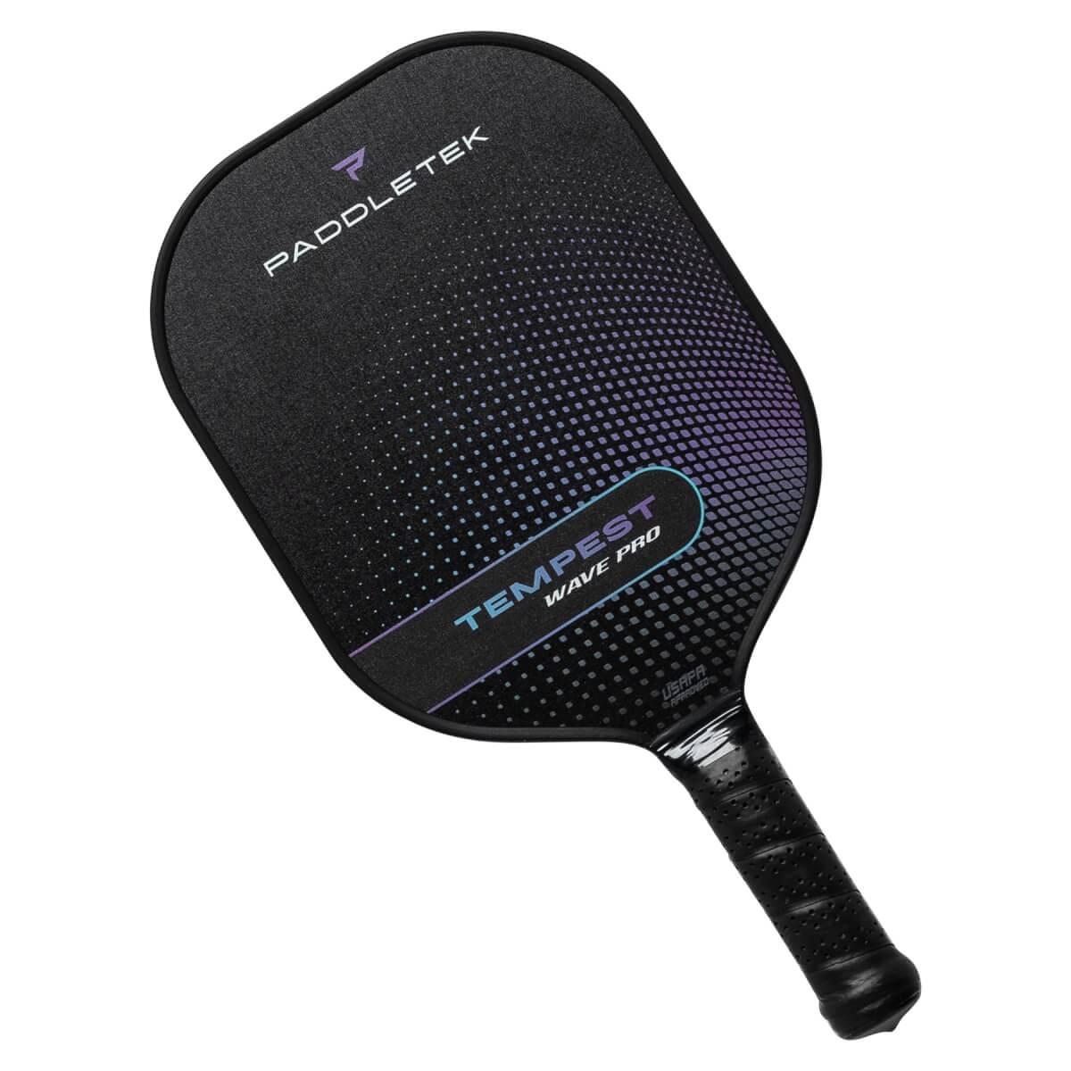 Paddletek Tempest Wave Pro Middleweight Carbon Fiber Pickleball Paddle: Image #435952