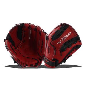 Mizuno MVP Prime SE Fastpitch Glove: GMVP1200PSEF4- Red/Black: Image #309248