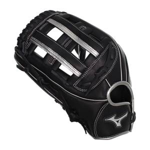 Mizuno MVP Prime SE 13'' Slow Pitch Softball Glove: GMVP1300PSES8 Black/Silver: Image #380015