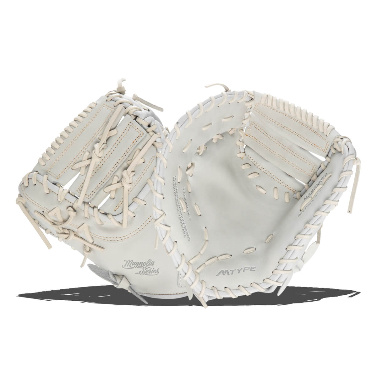 Marucci Magnolia 13" Fastpitch Softball First Base Mitt: MFGMGM39S3FP-W: Image #437105