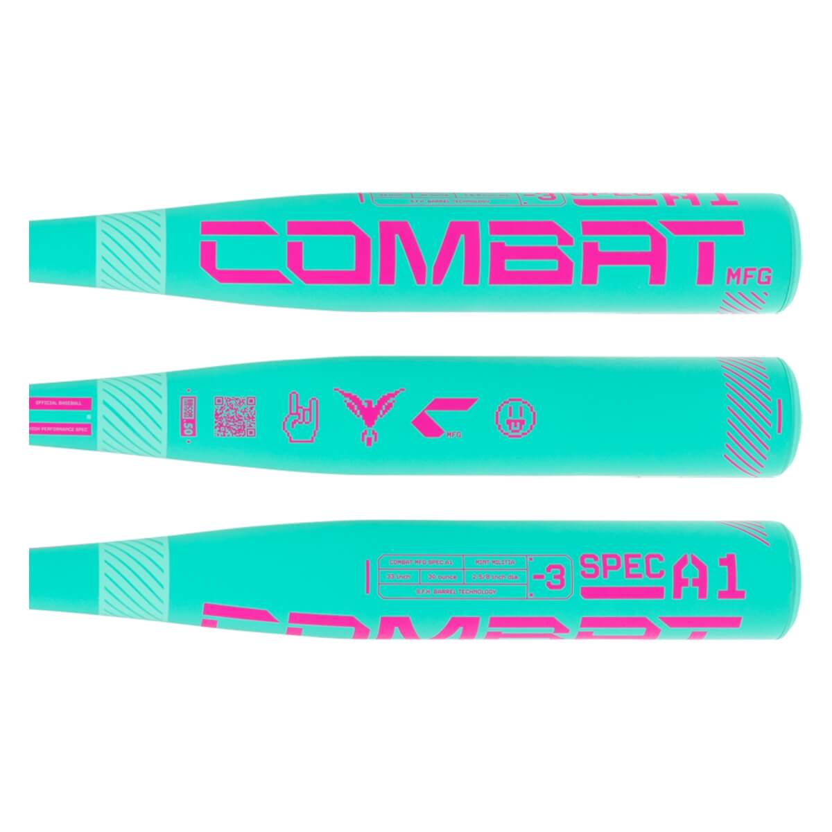 COMBAT MFG Spec A1 Mint Militia BBCOR Baseball Bat: CBB5SAM3: Image #451274