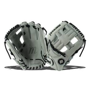 Marucci Adjustable 11.75" Fastpitch Softball Glove: MFGSB1175CV-GY/BK: Image #316253
