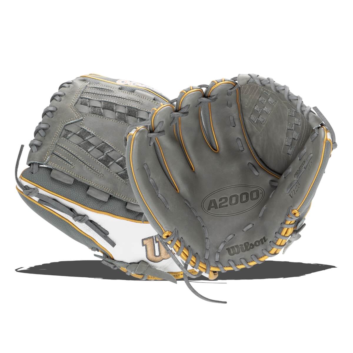 Wilson A2000 Classic SuperSkin V125 12.5" Fall Collection Fastpitch Softball Glove: WBW102677125: Image #447211