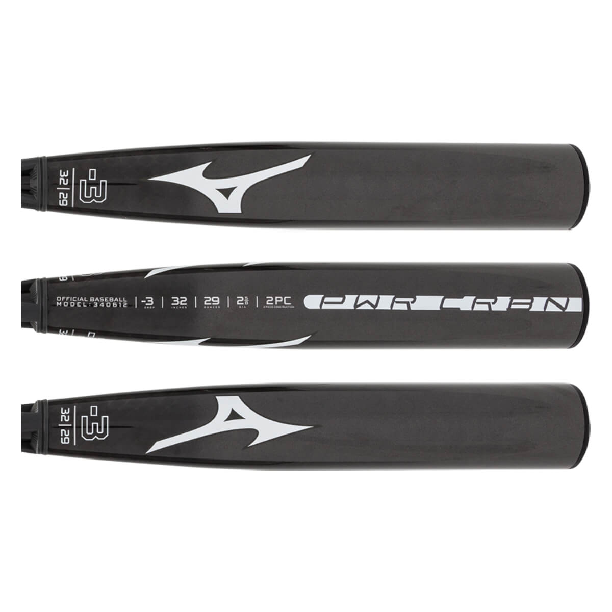 Mizuno PWR CRBN 320 31インチ 21オンス Mizuno PWR CRBN BBCOR Baseball Bat (B22-PWR CRBN) | JustBats.com