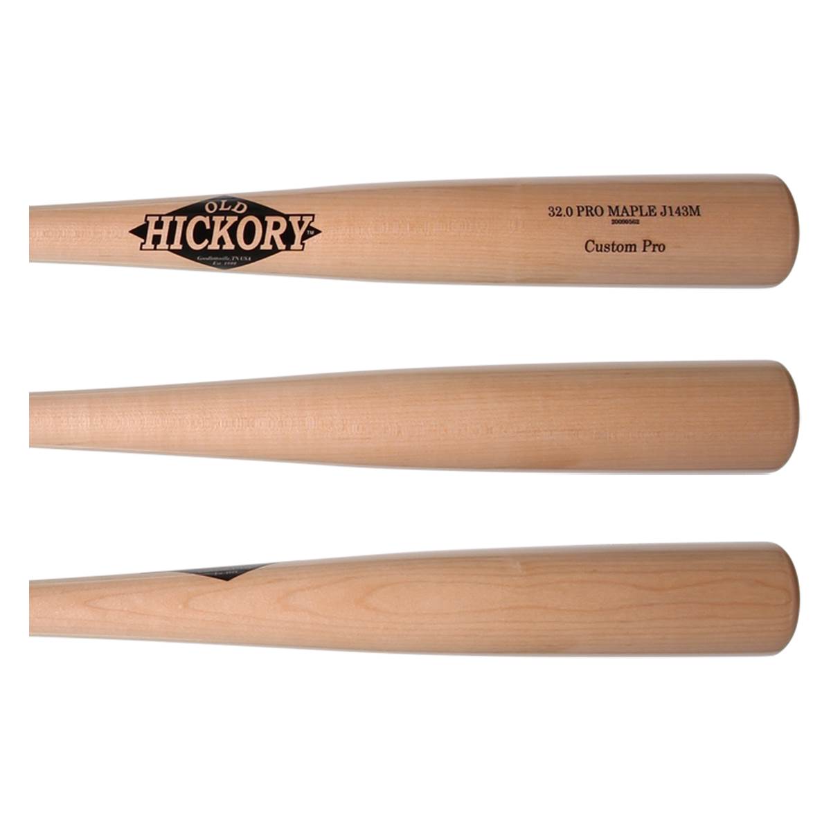 Old Hickory Bat Co. Custom Pro Maple Wood Baseball Bat J143M