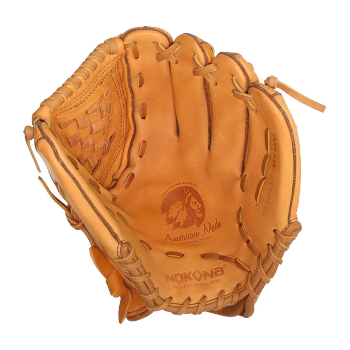 Nokona SuperSoft 12" Baseball Glove: XFT-1200C-TN: Image #386632
