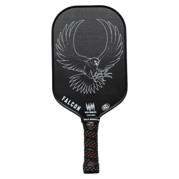 Wild Monkeys Falcon-E Raw Lightweight Carbon Fiber Pickleball Paddle: Image #432086
