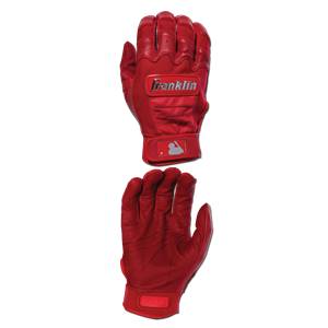 Franklin CFX Pro Full Color Chrome Batting Gloves: Red: Image #363779