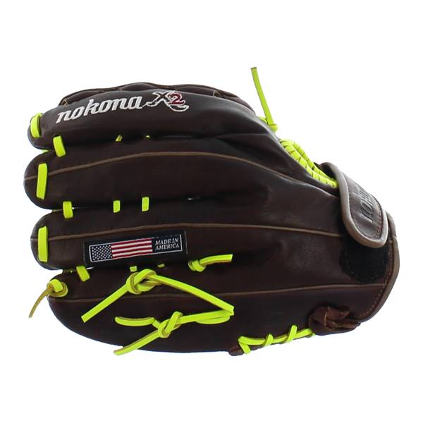 Nokona X2 Elite Neon Series: X2F-1250 Neon-Yellow Fastpitch: Image #305281
