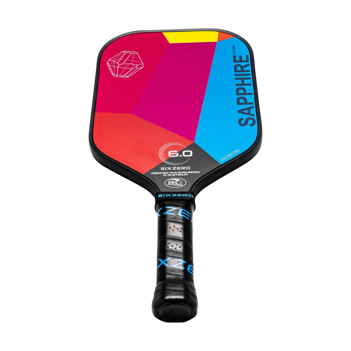Six Zero Sapphire Carbon Fiber Pickleball Paddle: Image #438108