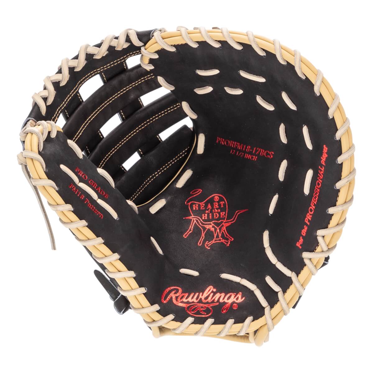 Rawlings Heart of the Hide 12.5" Baseball First Base Mitt: PRORFM18-17BCS: Image #447729